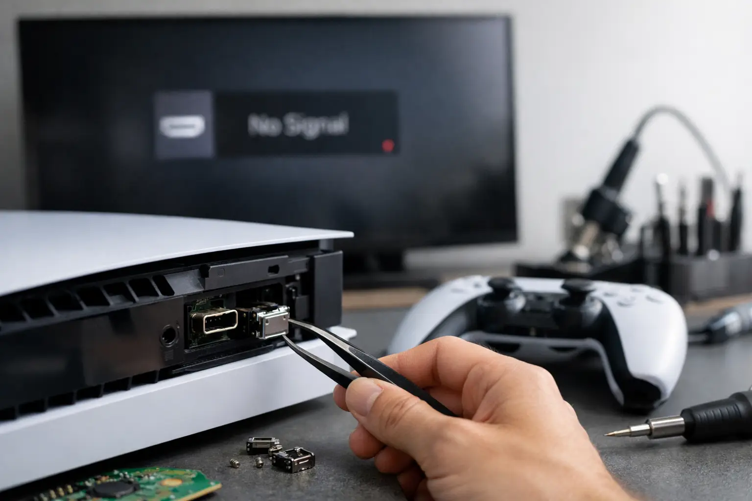 PS5 HDMI Port Repair for No-Signal Problems