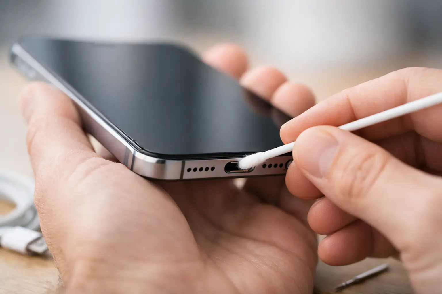 How to Clean Your Phone Charging Port Safely