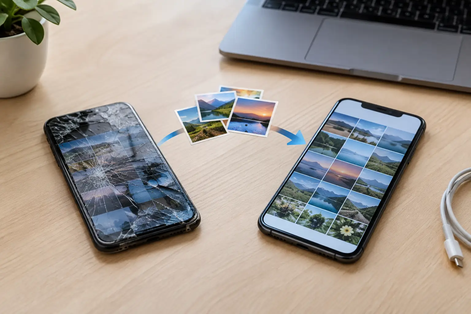 How to Transfer Photos From a Broken Phone
